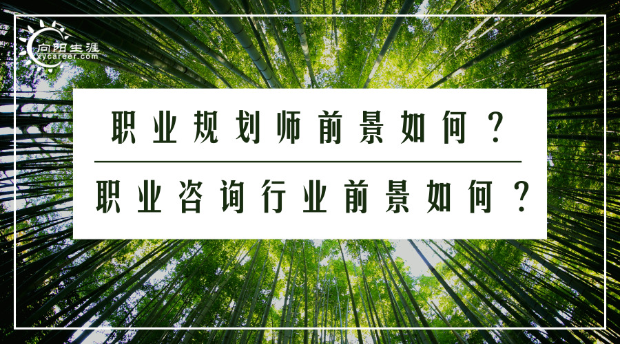 職業(yè)規(guī)劃師前景如何？職業(yè)咨詢行業(yè)前景如何？