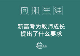 新高考為教師成長提出了什么要求