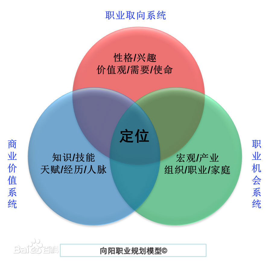 向陽(yáng)職業(yè)規(guī)劃模型